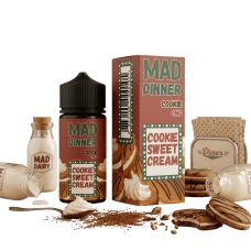 Рідина Mad Dinner Cookie 0 мг 100 мл Cолодке Печиво