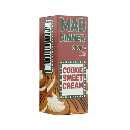 Рідина Mad Dinner Cookie 0 мг 100 мл Cолодке Печиво
