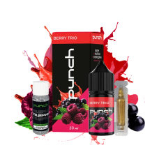 Рідина Punch Salt Berry Trio 30 мл 50 мг Berry Trio Самозаміс Рідина Punch Salt Berry Trio 30 мл 50 мг Berry Trio Самозаміс