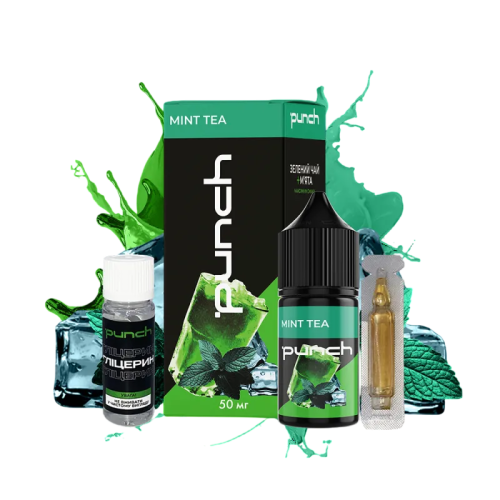 Рідина Punch Salt Mint Tea 30 мл 50 мг М'ятний Чай Самозаміс