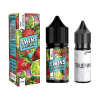 Рідина Twins Hard Salt Lime Strawberry 30 мл 65 мг Лайм Полуниця Самозаміс