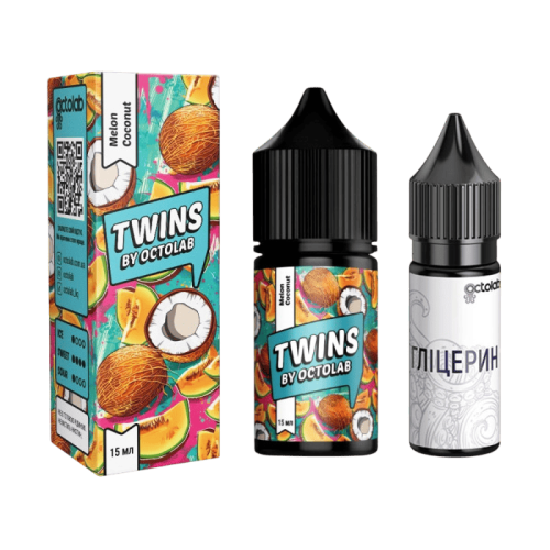 Жидкость Twins Hard Salt Melon Coconut 30 мл 65 мг Дыня Кокос Самозамес