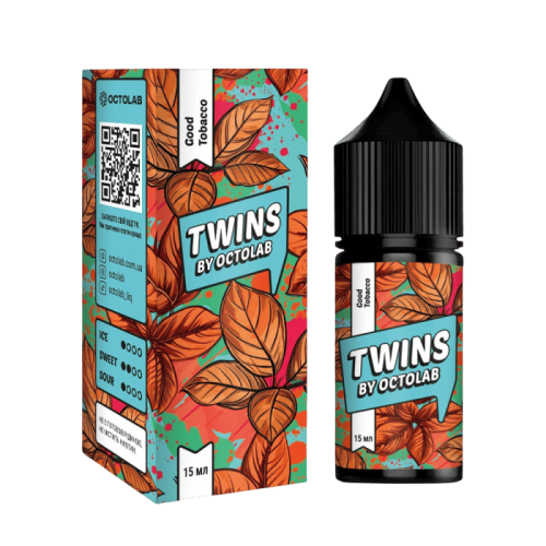 Жидкость Twins Salt Good Tobacco 30 мл 50 мг Хороший Табак Самозамес