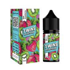 Жидкость Twins Salt Kiwi Strawberry 30 мл 50 мг Ківі Клубника Самозамес Жидкость Twins Salt Kiwi Strawberry 30 мл 50 мг Ківі Клубника Самозамес