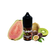 Рідина YUMMY Salt Kiwi Passion Fruit Guava 30 мл 50 мг Ківі Маракуя Гуава Рідина YUMMY Salt Kiwi Passion Fruit Guava 30 мл 50 мг Ківі Маракуя Гуава