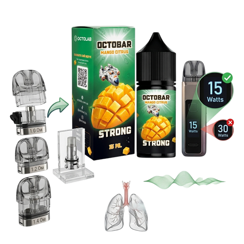 Купить набор для самозамеса Octobar Strong Salt (30 мл, 50 мг) в Украине Купить набор для самозамеса Octobar Strong Salt (30 мл, 50 мг) в Украине