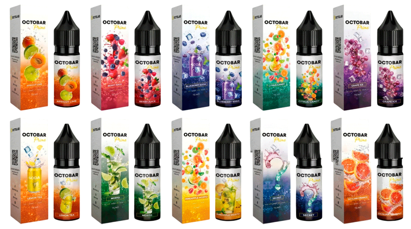 ассортимент Octobar Prime Hard Salt ассортимент Octobar Prime Hard Salt