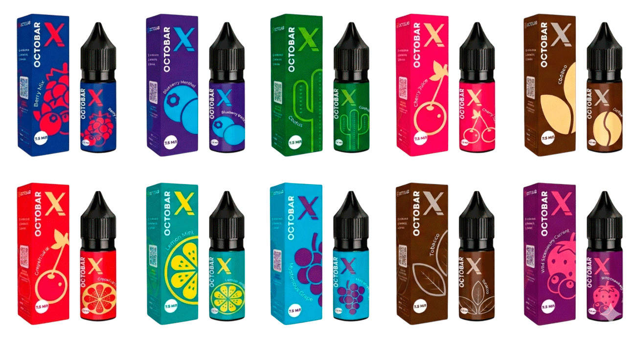 купить жидкость Octobar X Salt 15 мл купить жидкость Octobar X Salt 15 мл